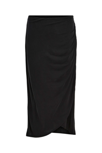 Annie Drape skirt, Black